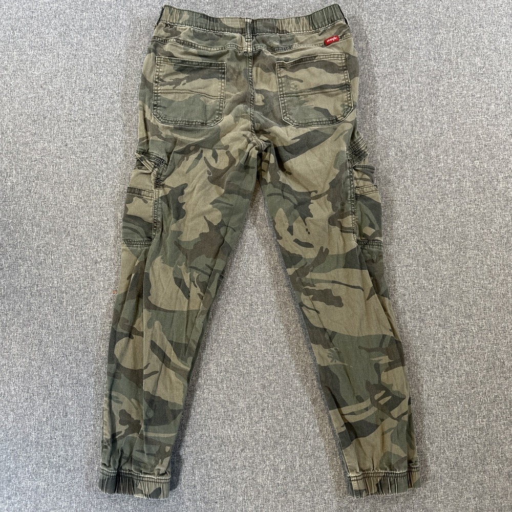 Wrangler Cargo Jogger Pants Camo Camouflage Drawstring Women's Size 16 Regular - Picture 2 of 6